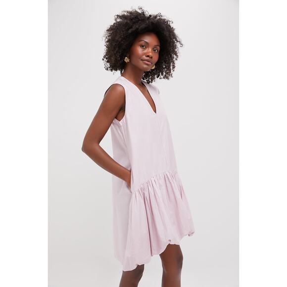 SEA NEW YORK Lilac Emmet Poplin Bubble Tank Dress Size M NWT Retail $250 - Picture 6 of 7